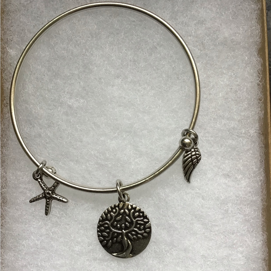 Earth Angel Adjustable Bangle Bracelet